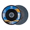 Pferd 6" x 7/8" A.H. POLIFAN Flap Disc - Z PSF STEELOX, Zirconia, 40 Grit, Conical 63071 - alternate 1